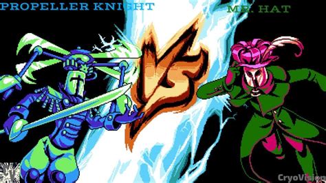 Propeller Knight Vs Mr Hat Shovel Knight Showdown Youtube