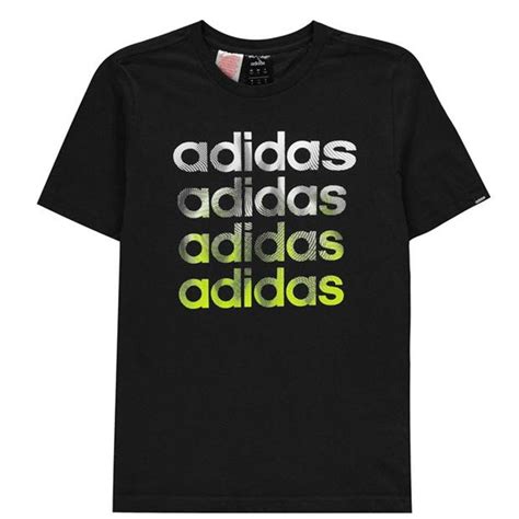 Adidas Faded Repeat Logo T Shirt Junior Boys Ireland