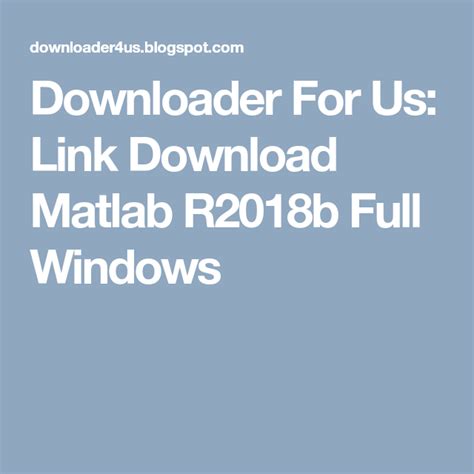 Pin On Link Download Matlab R2018b Full Crack In Windows Here