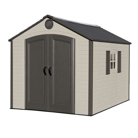 Lifetime 8 Ft W X 10 Ft D Plastic Storage Shed And Reviews Wayfair
