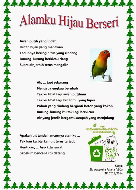 Tren Gaya 35+ Contoh Puisi Anak