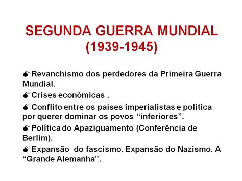 Segunda Guerra Mundial Slide