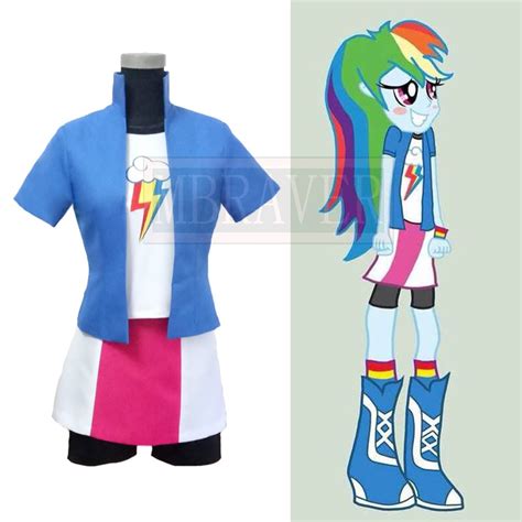 Rainbow Dash Cosplay Costume Custom Made Any Sizecosplay Costume