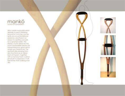 Manko Wooden Crutch Concept