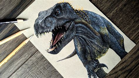 Drawing The Indoraptor Jurassic World Fallen Kingdom Youtube