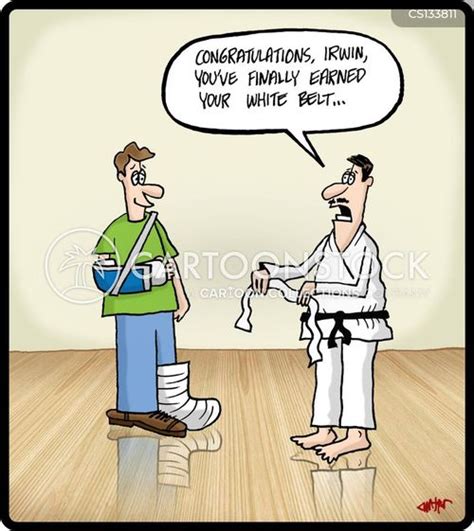 Funny Karate Cartoon