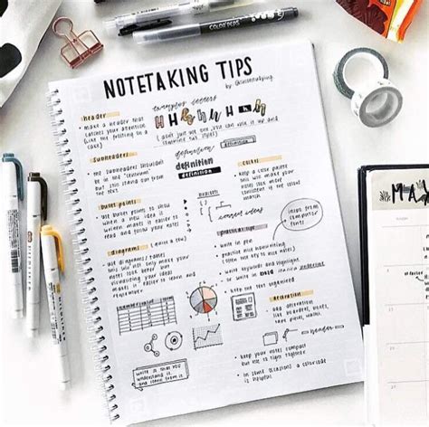 Aesthetic Note Taking Template