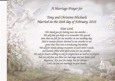 A Marriage Prayer Personalized Poem Beautiful