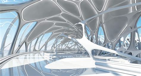 Futuristic Architectural Structure 3d Model