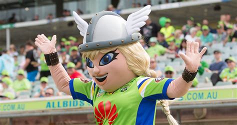Meet Canberra Raiders New Mascot Velda The Valkyrie Outincanberra
