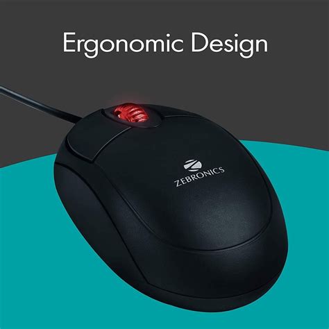 zebronics zeb rise wired usb optical mouse with 3 buttons black at rs 75 piece usb mouse in