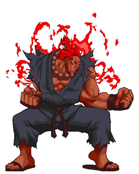 Akuma Gouki Street Fighter  Animations