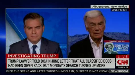 Sam Donaldson Tells Jim Acosta His Thoughts On Trump Supporters I Think Theyre Lost And I