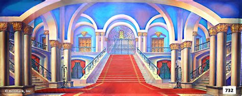 Beauty And The Beast Theatrical Backdrop Rentals By Kenmark Backdrops