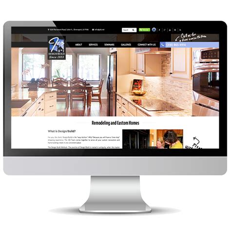 I'm the founder of jeb design. New Website for JEB Design/Build