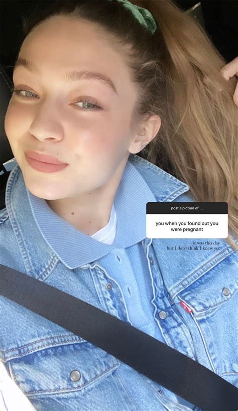 Gigi Hadid Shares Photo From The Day She Found Out She Was Pregnant