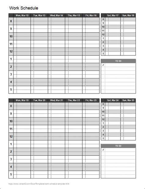 23 Microsoft Employee Schedule Template Excel Templates