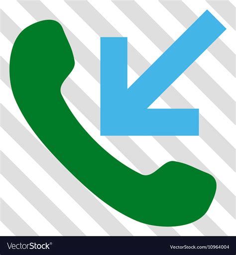 Incoming Call Icon Royalty Free Vector Image Vectorstock