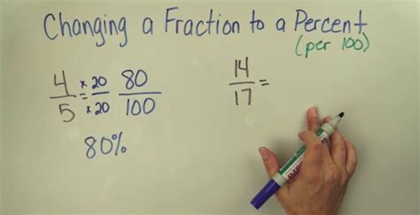 How To Convert Fractions To Percentages Using A Calculator