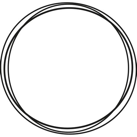 Circle Wire Frame Svg Circle Frame Vector Circle Frame Etsy