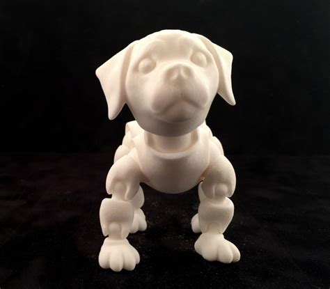 This 3d Printable Jointed Puppy Is As Cute As A 3d Printed Button