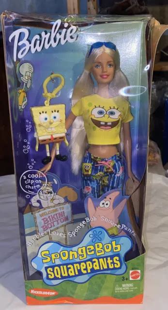 Spongebob Squarepants Barbie Loves Doll Nickelodeon B New