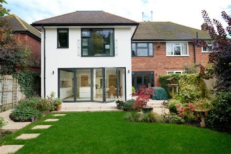Extension And Refurbishment Of 1950s Semi Detached Home Modern