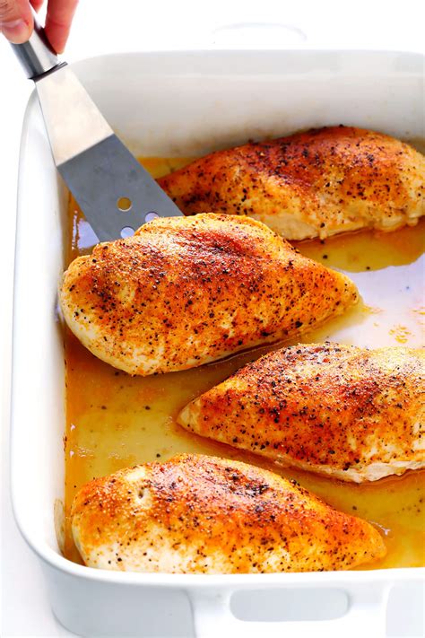 The secret to juicy oven baked chicken breast is to add a touch of brown sugar into the seasoning and to cook fast at a high temp. Chicken Breast Recipes Oven Cream Of Mushroom - All ...