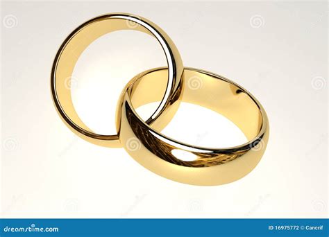 Shining Gold Wedding Rings Stock Illustrations 118 Shining Gold