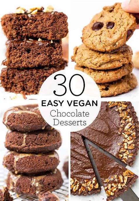 30 Easy Vegan Chocolate Dessert Recipes Simply Quinoa
