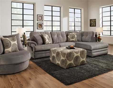 Living Room With Sectional Sofas Home Design Interior