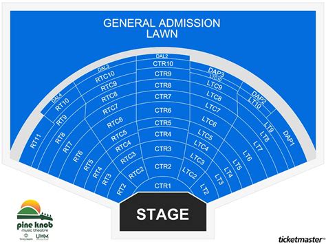 Ravinia Pavilion Seating Map