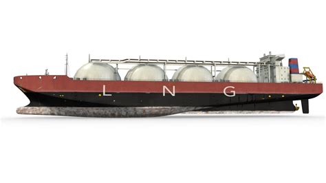 LNG Gas Carrier Ship - Buy Royalty Free 3D model by Omni Studio 3D