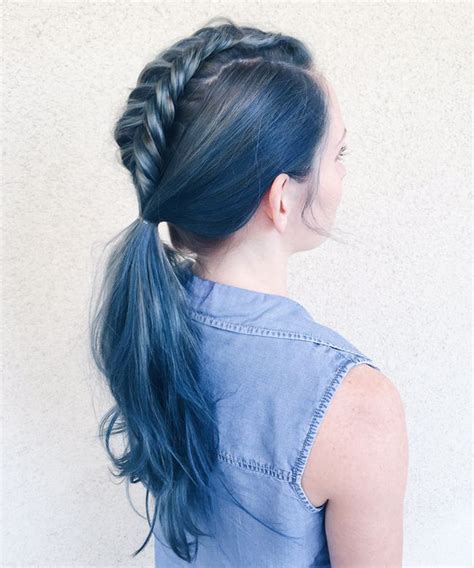Why The New Denim Hair Color Trend Could Work For You