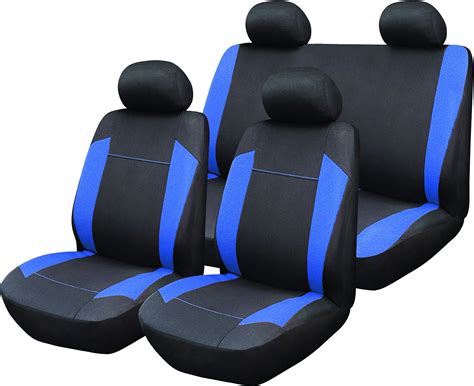 Amazon Es Start Juego De Fundas Para Asientos De Coche Omega Azul Y