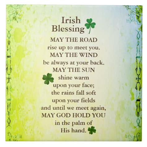 Irish Saying Irish Prayer Housewarming T Inspirational Quote Irish Blessing Sign May The Road