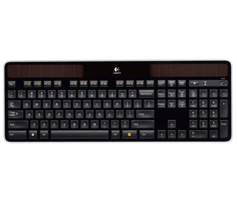 Buy Logitech K750 Solar Wireless Keyboard Black Free Delivery Currys