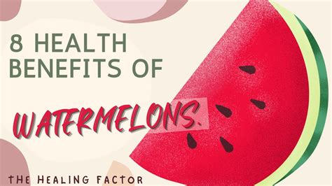8 Surprising Health Benefits Of Watermelons Youtube