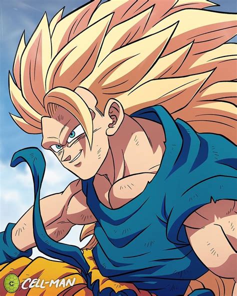 Goku Super Saiyajin Fase 3 Dragon Ball Super Manga Anime Dragon Ball