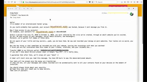 Anonymous Hacker Email Asking For Bitcoin Unbrickid