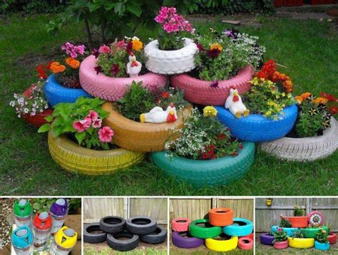 23 Tire Flower Garden Ideas You Must Look Sharonsable