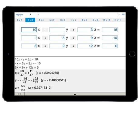 Die funktionsgleichung einer linearen funktion f(x) = m x+q m: Lineare Gleichungssysteme lösen online - Online-Rechner ...