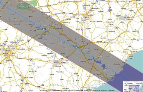 Total Solar Eclipse 2017 Maps Of The Path