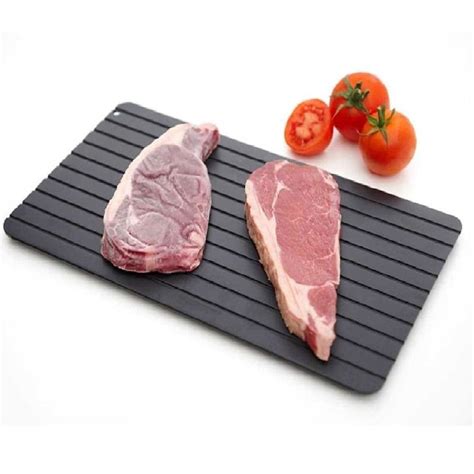 Defrosting chicken at a cool temperature in the refrigerator is the safest method. High Quality Fast Defrosting Tray Defrost Meat Frozen Food ...