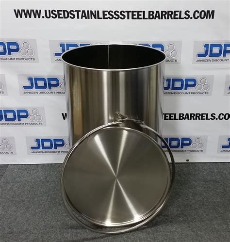 New 55 Gallon Stainless Steel Barrel Crevice Free 12 Mm Open Top