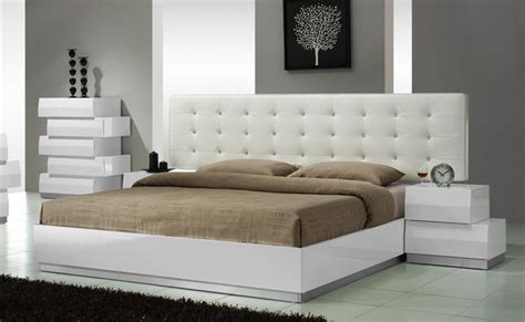 Lacquered Exclusive Leather Luxury Platform Bed Newport News Virginia J