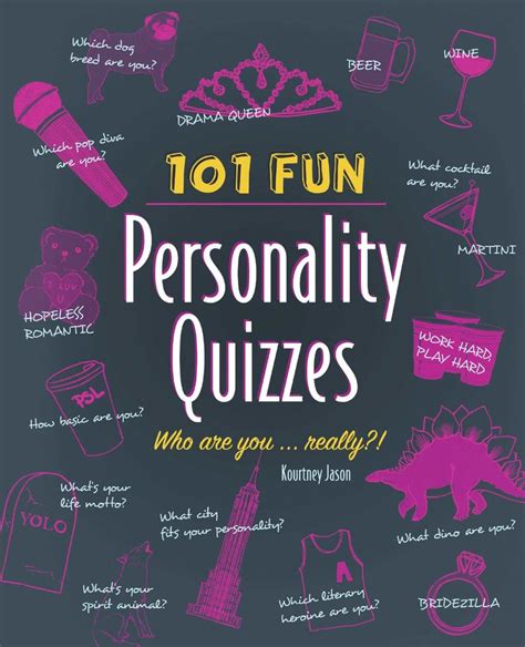 101 Fun Personality Quizzes Book By Kourtney Jason Official