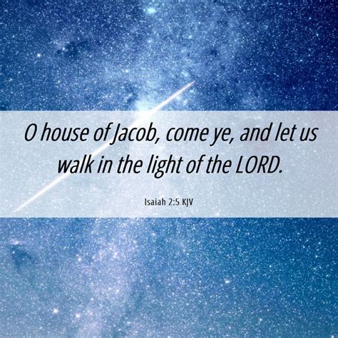 Isaiah 25 Kjv O House Of Jacob Come Ye And Let Us Walk In The