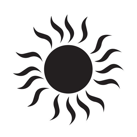 Icono De Sol Símbolo De Signo 627884 Vector En Vecteezy