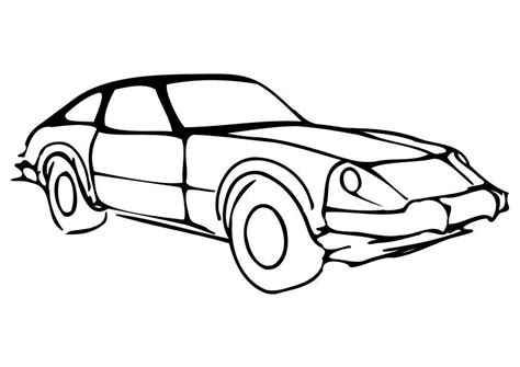 Kies een gave kleurplaat van een van de auto's die we op deze pagina voor je verzameld hebben. Kleurplaat auto - Afb 10259.